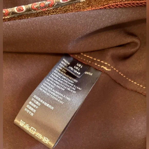 *NEW* Anthropologie Brisa Faux Leather Moto Jacket Size L  NWOT - Picture 8 of 9